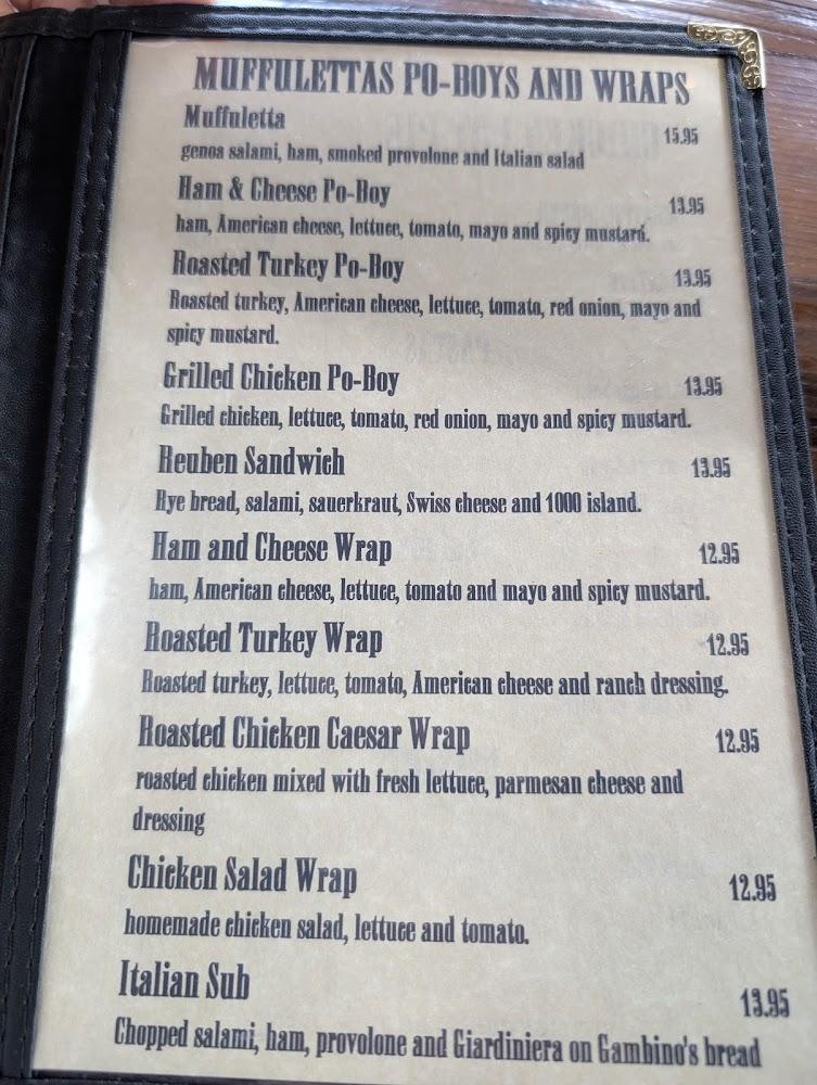 Mayeaux's Nakatosh Deli & Pub Menu image 2